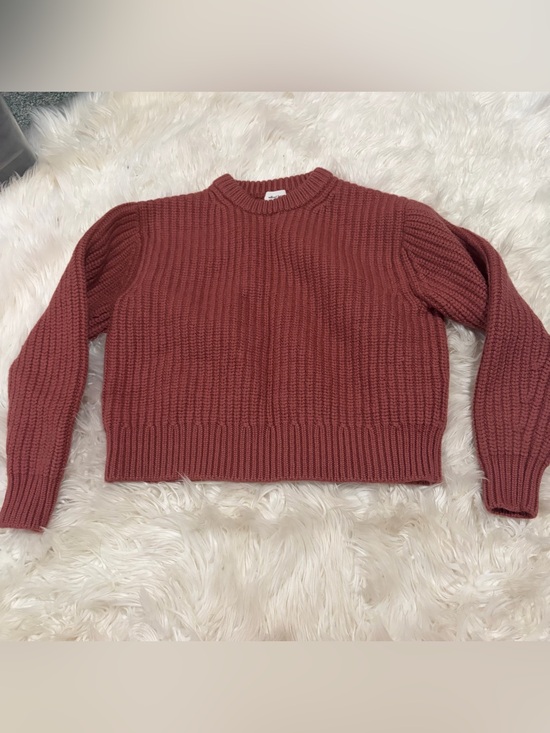 Wilfred Sweaters - Aritzia Wilfred‎ Free 100% Wool knit sweater pastel rose size XS